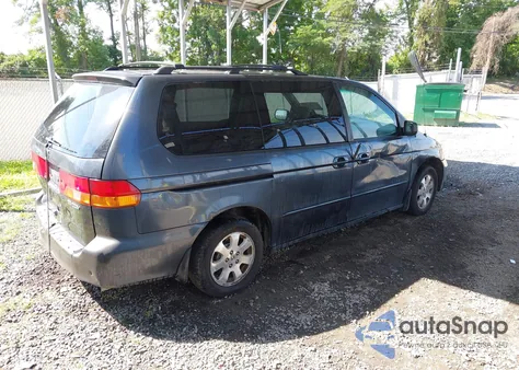 2004 Honda Odyssey Ex from USA, damaged, VIN 5FNRL186X4B133904